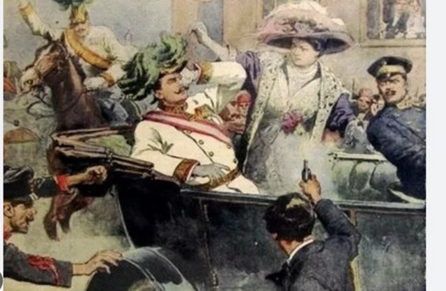The assassination of Archduke Franz Ferdinand