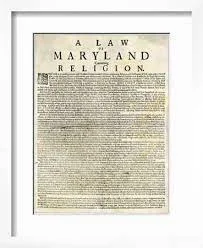 Maryland Toleration Act of 1649