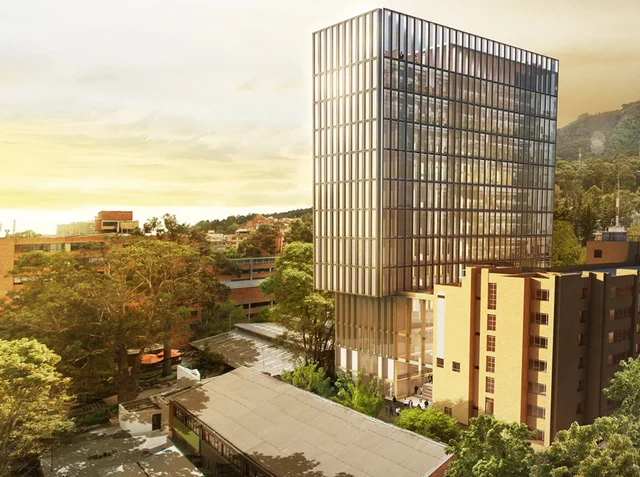 Edificio de investigación y laboratorios de ingeniería.