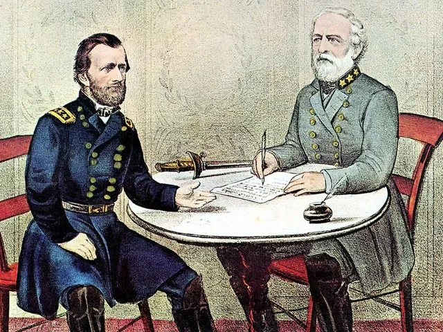 Robert E Lee Surrenders