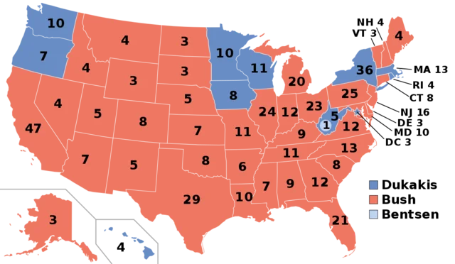 Election of George H.W. Bush