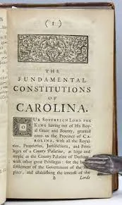 John Locke drafts the Fundamental Constitutions