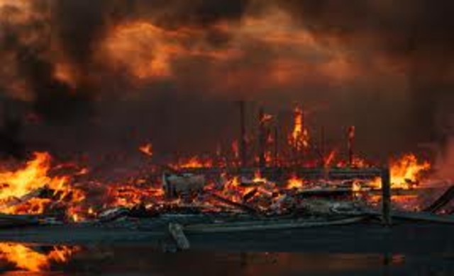 Santa Anna Burns Harrisburg