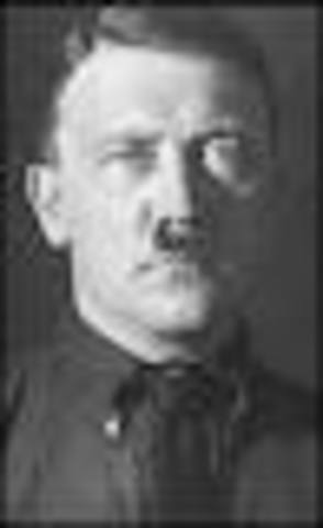Hitlor is named chancelor of Grermany