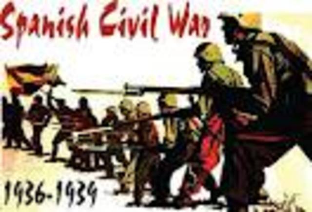 spanish civil war begins