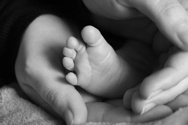 She was born