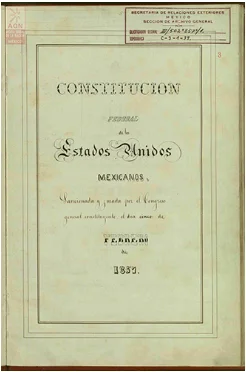 Constitución Política de la República Mexicana