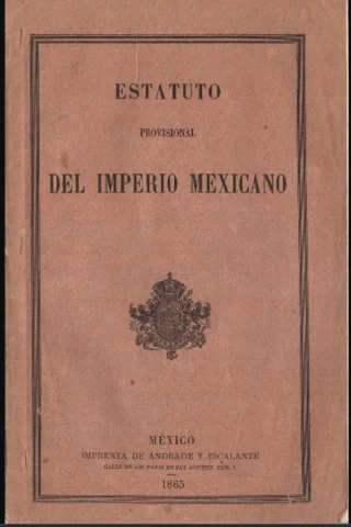 Estatuto Provisional del Imperio Mexicano