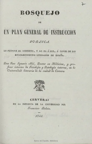 Nace la instrucción Publica en España