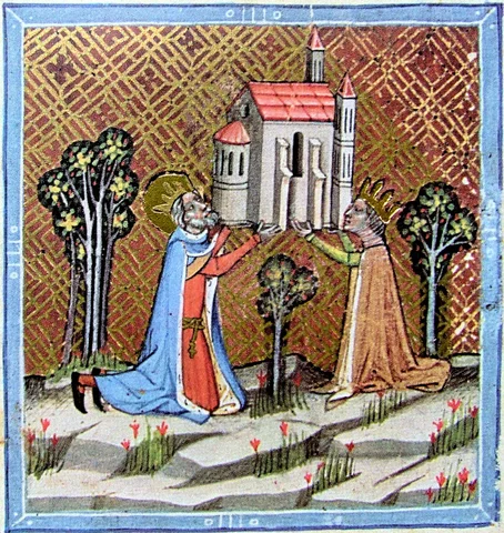 The foundation of the Church of Saints Peter and Paul in Óbuda.
