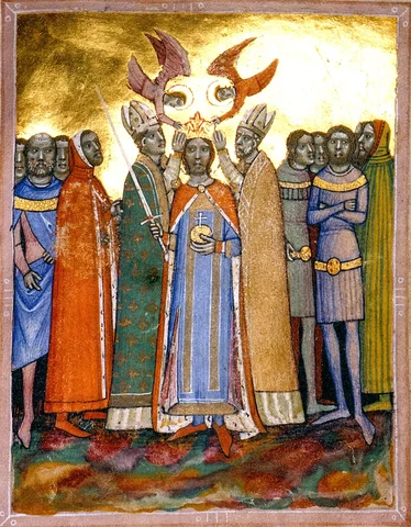 The coronation of Ladislaus