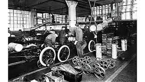 The moving assembly line