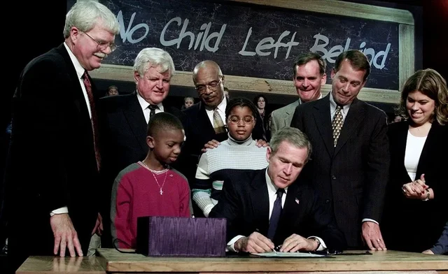 No Child Left Behind Act Signed Into Law