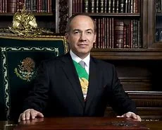 Felipe Calderón Presidente de México.