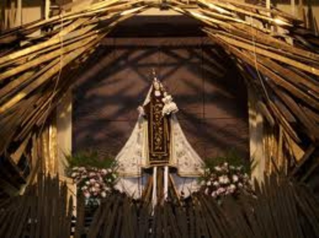 Llegada de la imagen de la Virgen del Carmen