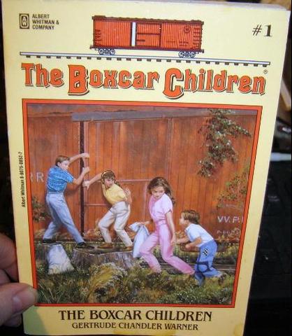 I began the "Boxcar Children" series by Gertrude Chandler Warner