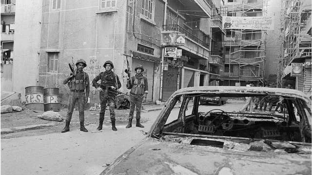 Start of the Lebanese Civil War