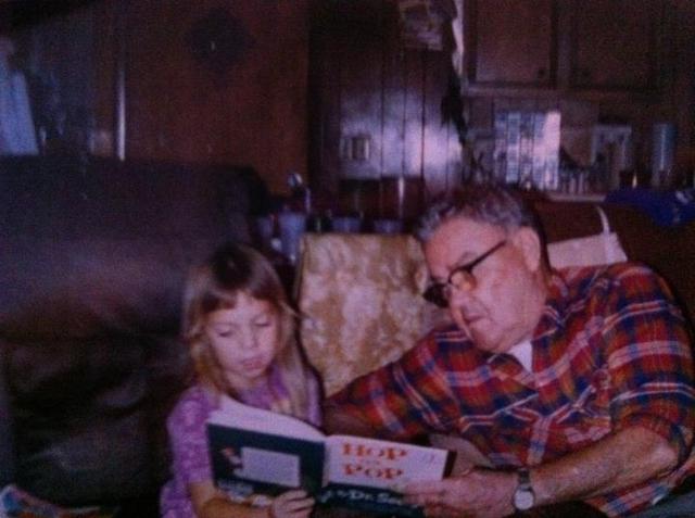 Read with my grandpa