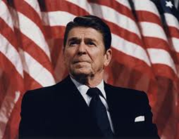 President Reagan announces and Educational Crisis