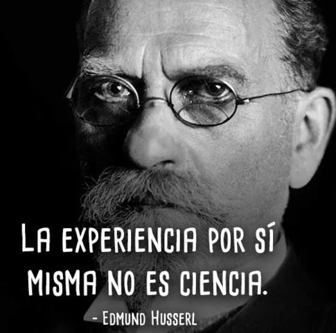 Edmund Husserl, Fenomenología (1859-1938)