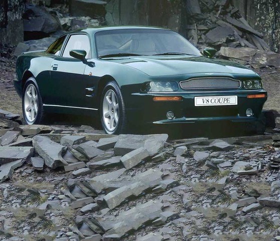 Start of the Aston Martin V8 Coupe