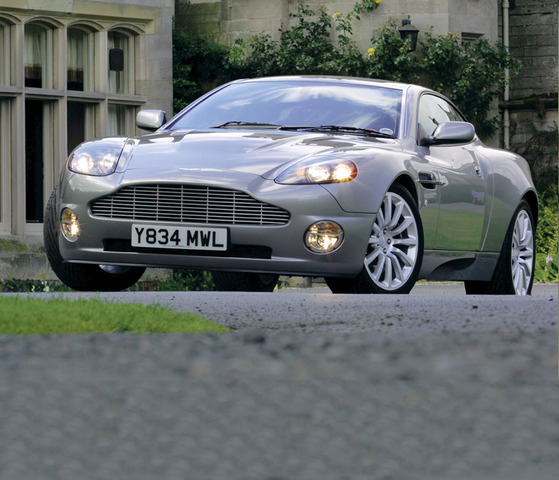 Start of the Aston Martin Vanquish