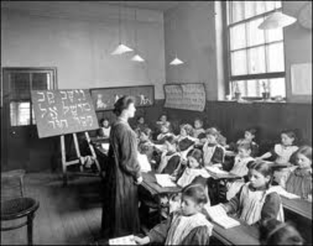 The first "free school" in Virginia opened.