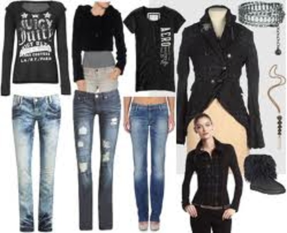 Ripped jeans, tank tops, pony tails, MASH UP