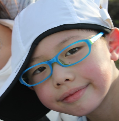 My first day to wear glasses