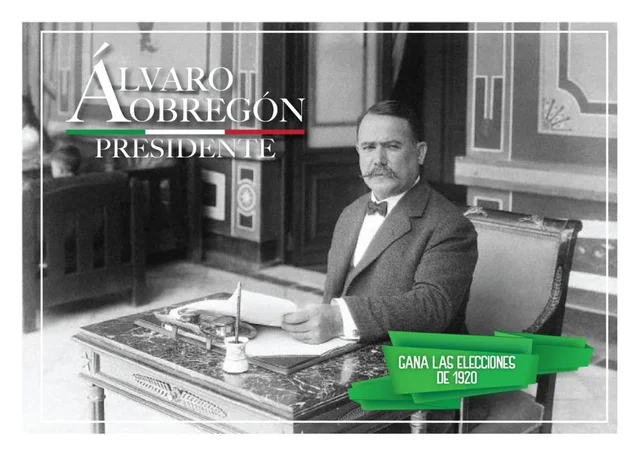 Toma posesión como presidente Álvaro Obregón