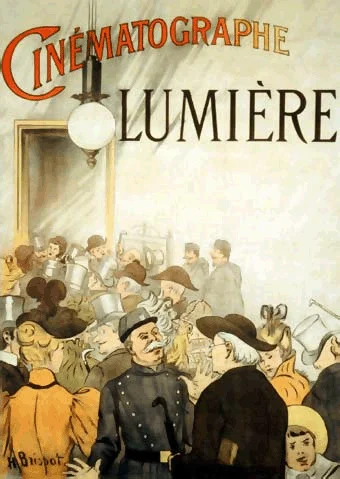 Primera película de cine, por los hermanos Lumiére.