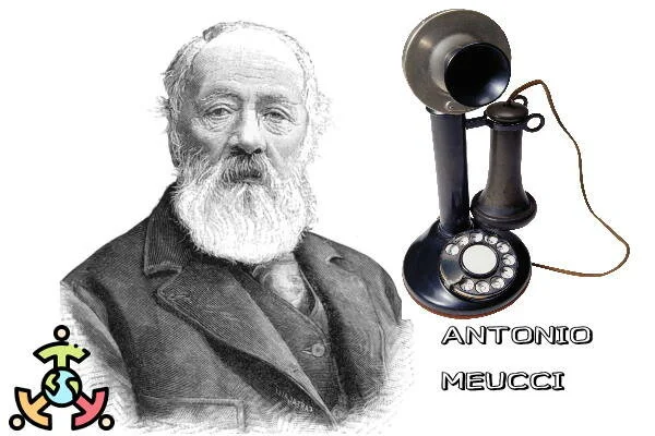 Antonio Meucci inventa el primer teléfono