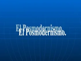 POSMODERNIDAD - Estadistica y matematica