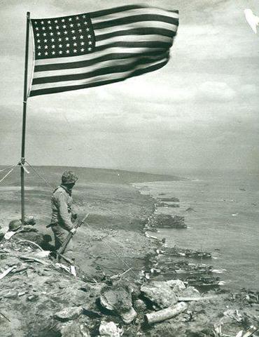 Americans land on Iwo Jima