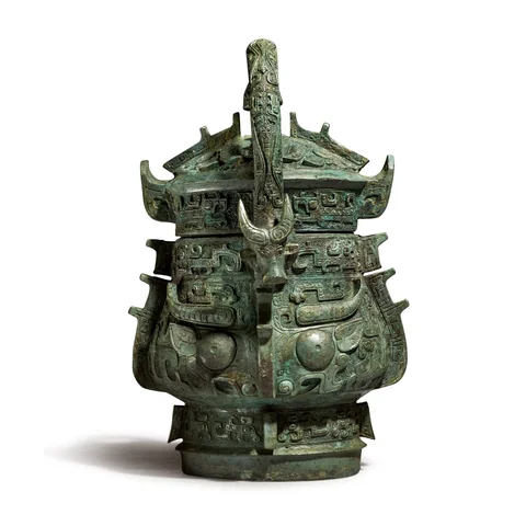 ''Ceremonial Vessel with a Cover''