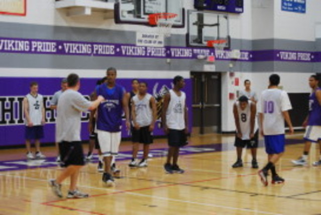 joined the basketball team at my school