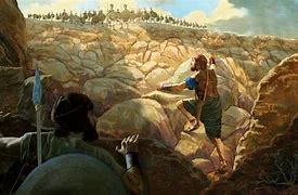 Jonathan and his Armor Bearer Fight