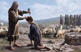 David anointed by Samuel