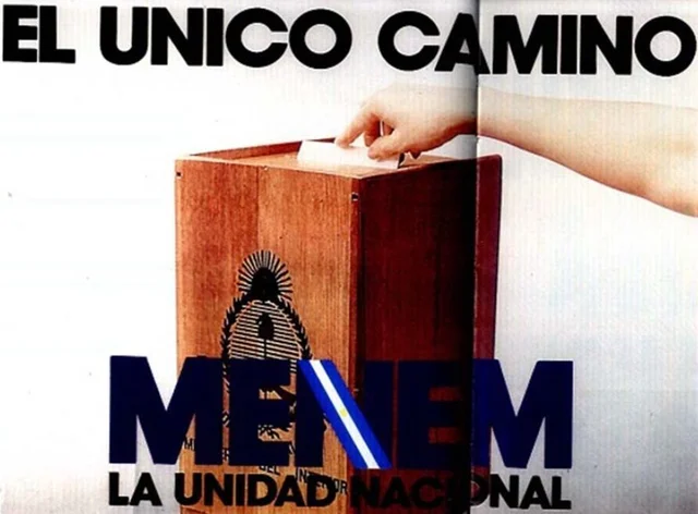 Spot de Campaña de Carlos Menem.