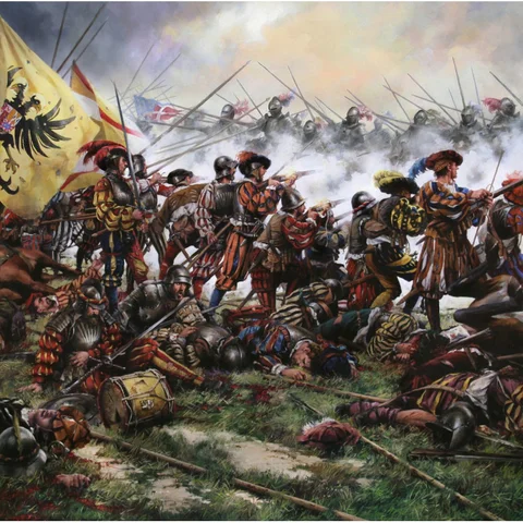 Conquista española de Milán tras la batalla de Pavía