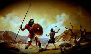 David kills Goliath