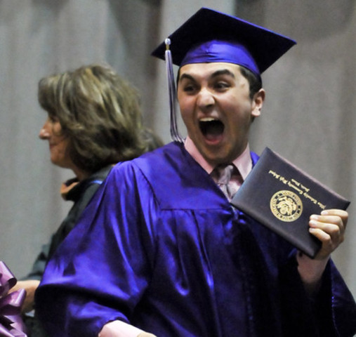 graduate from Niles North highschool with deploma