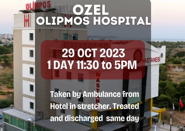 Taken to hospital by Ambulance