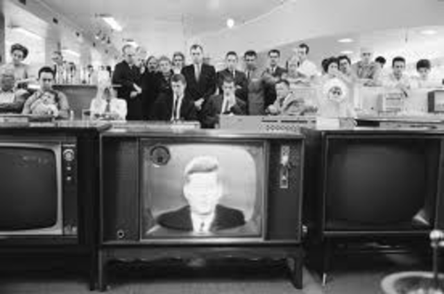 John F. Kennedy Informs the Public of Missile Construction in Cuba