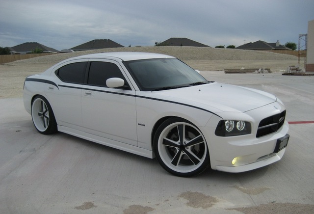 White on Black Charger