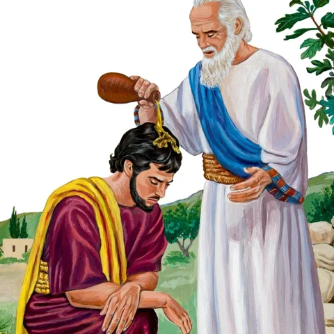 Samuel anoints Saul king