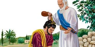 Samuel anoints Saul