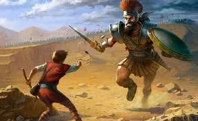 David kills Goliath