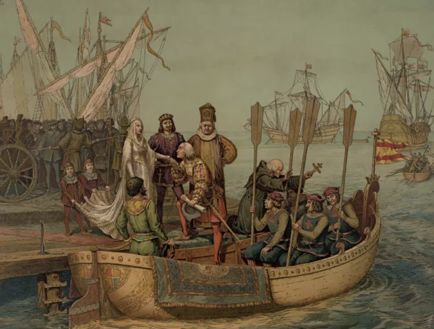 Columbus journeys to the Americas