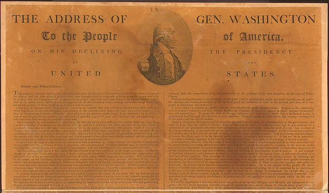 President Washingtons Farwell address